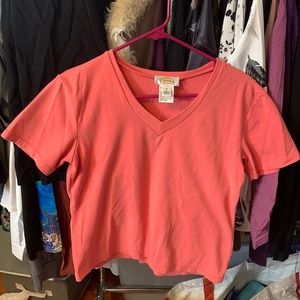 Talbots peach colored top Size M
